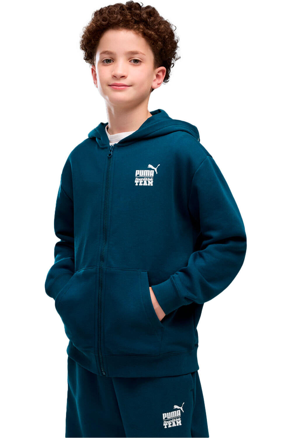 Puma chaqueta niño Mid90s Relaxed Full- vista frontal