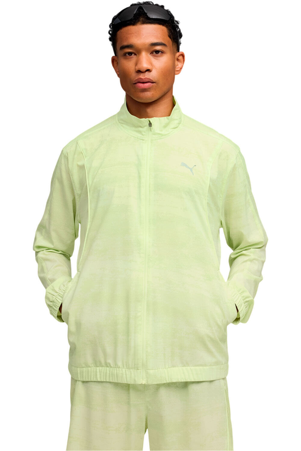 Puma Chaqueta Running Hombre M RUN VELOCITY AOP W vista frontal