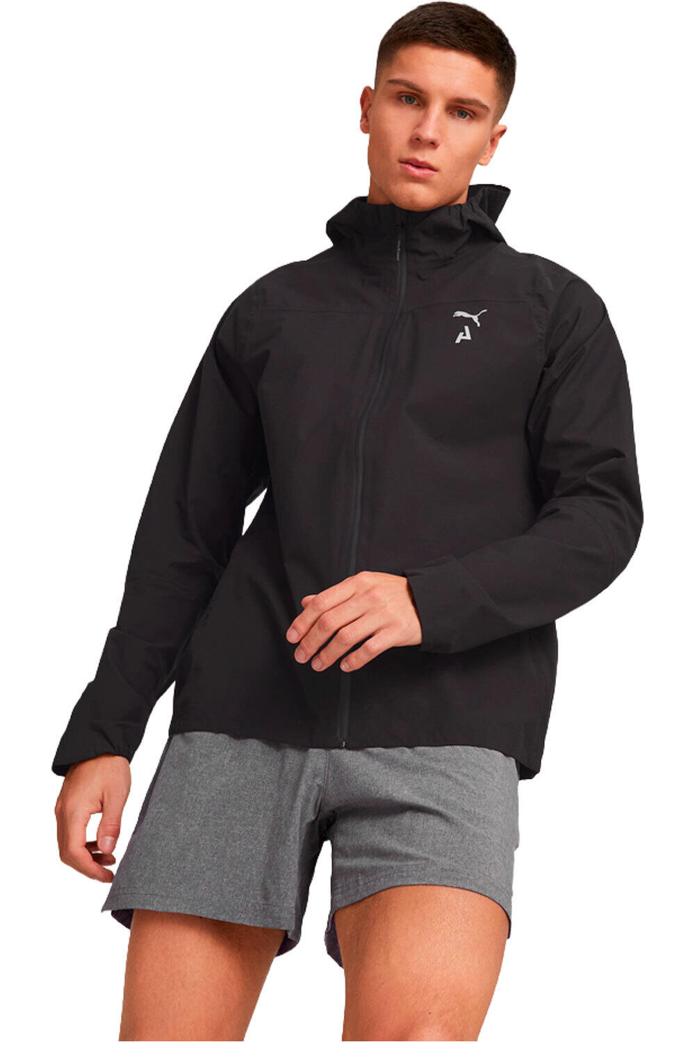 Puma CHAQUETA RUNNING HOMBRE M SEASONS STORMCELL LIGHT PACKABLE JACKET vista frontal