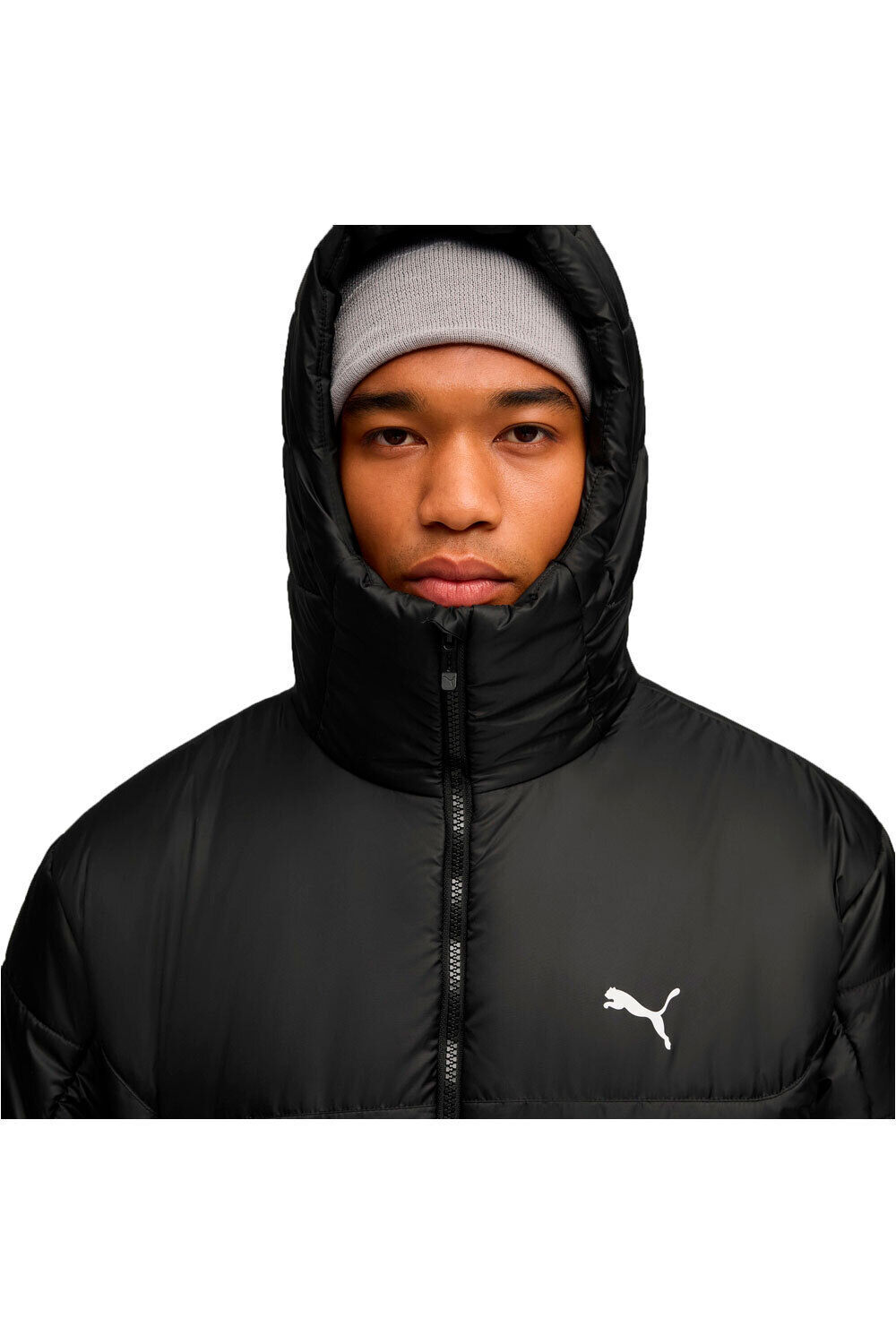 Puma chaquetas hombre ESS Hooded Padded Ja vista detalle