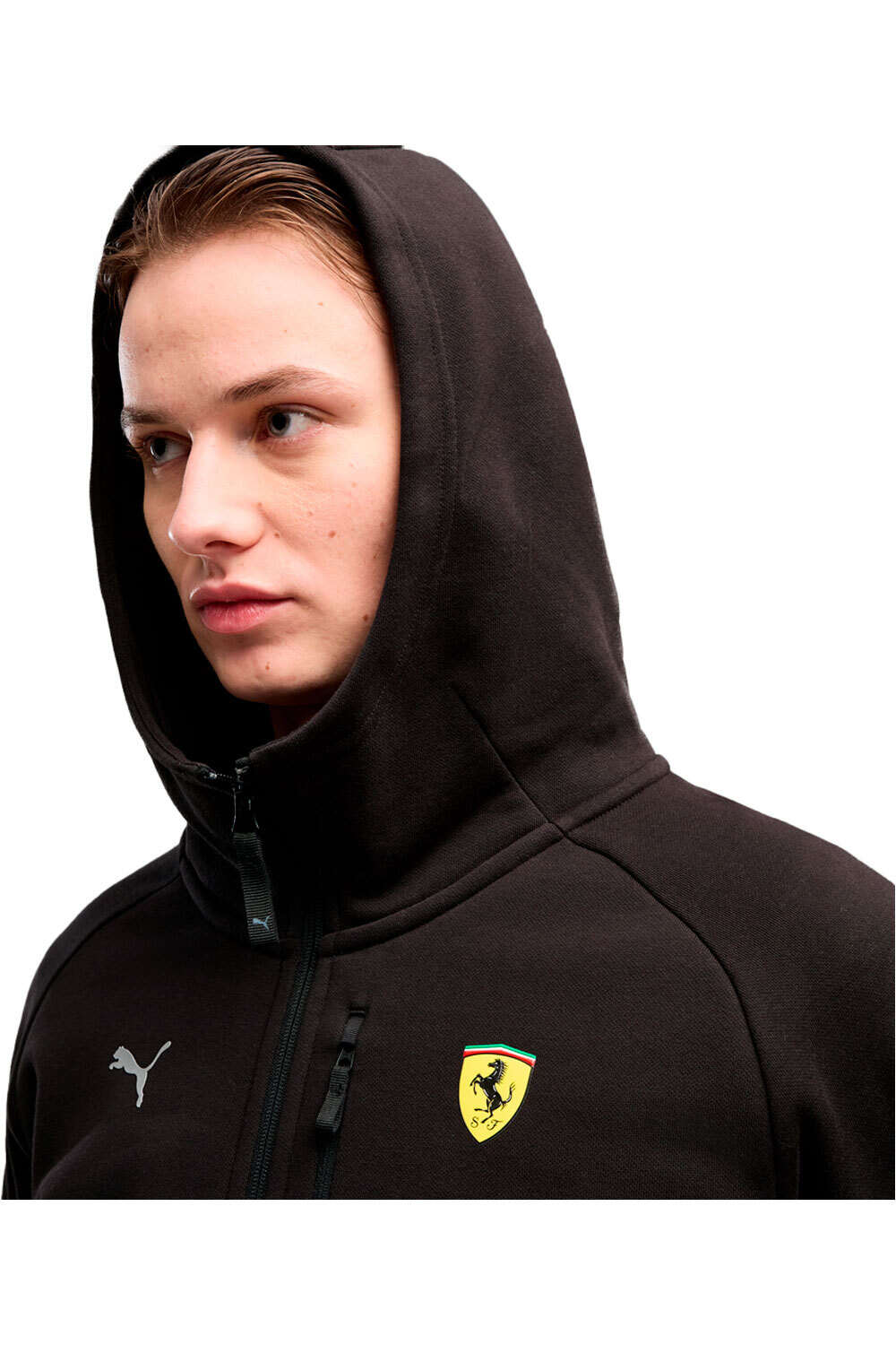 Puma chaquetas hombre Ferrari Puma Tech Ja vista detalle
