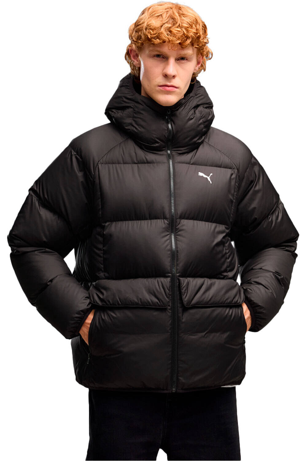 Puma chaquetas hombre Hooded Down Puffer J vista frontal