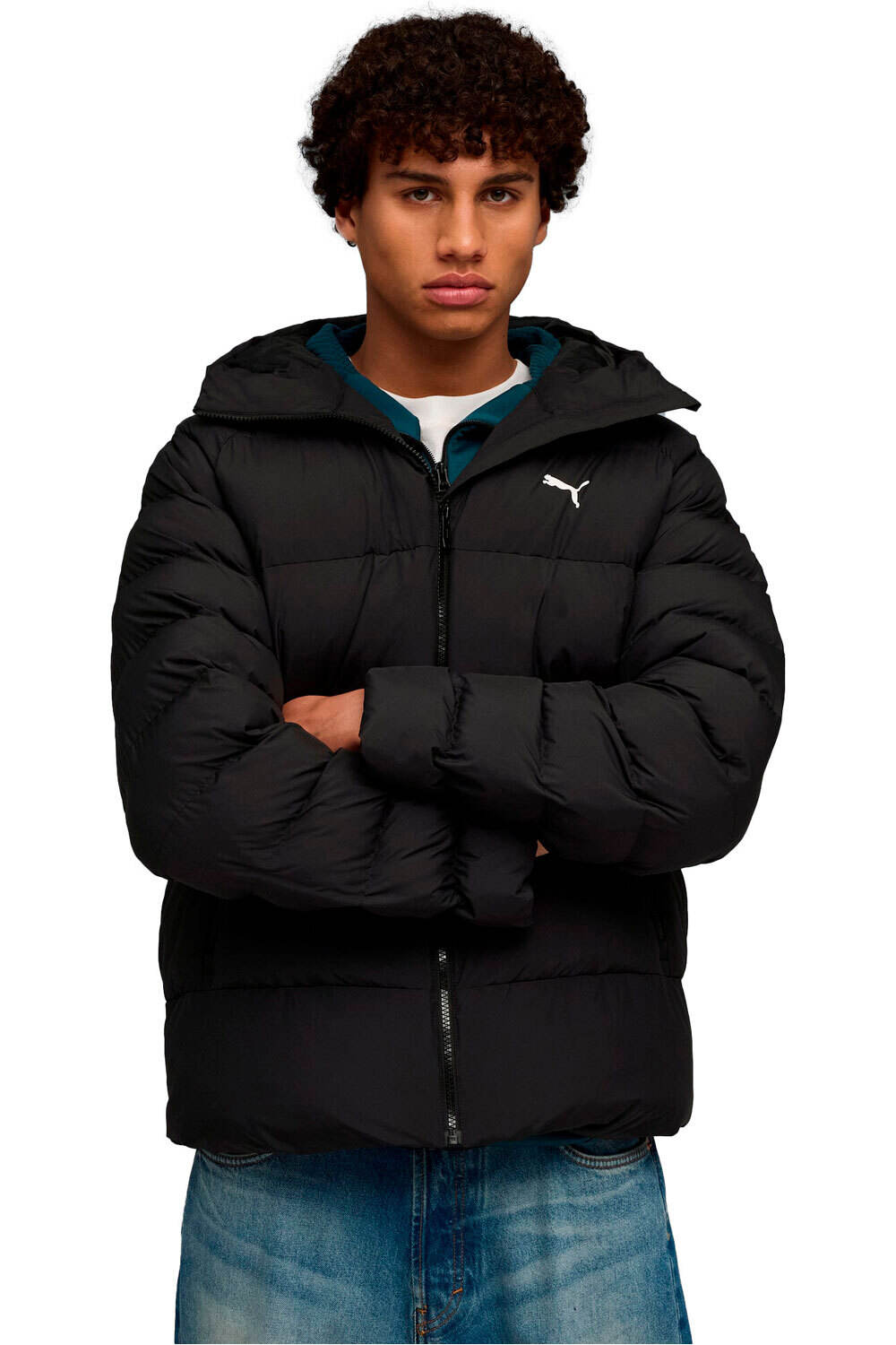 Puma chaquetas hombre Mono Hooded Jacket vista frontal