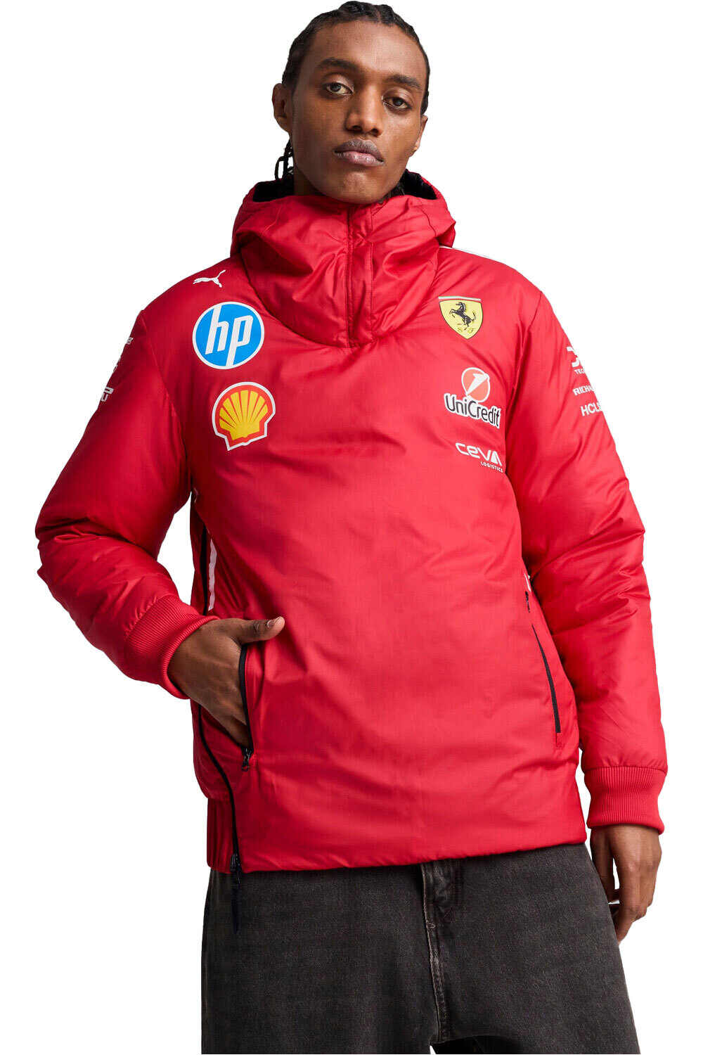 Puma chaquetas hombre SF Team Reversible J vista frontal