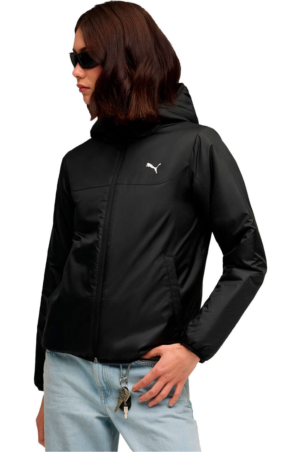 Puma chaquetas mujer ESS Light Padded Jac vista frontal