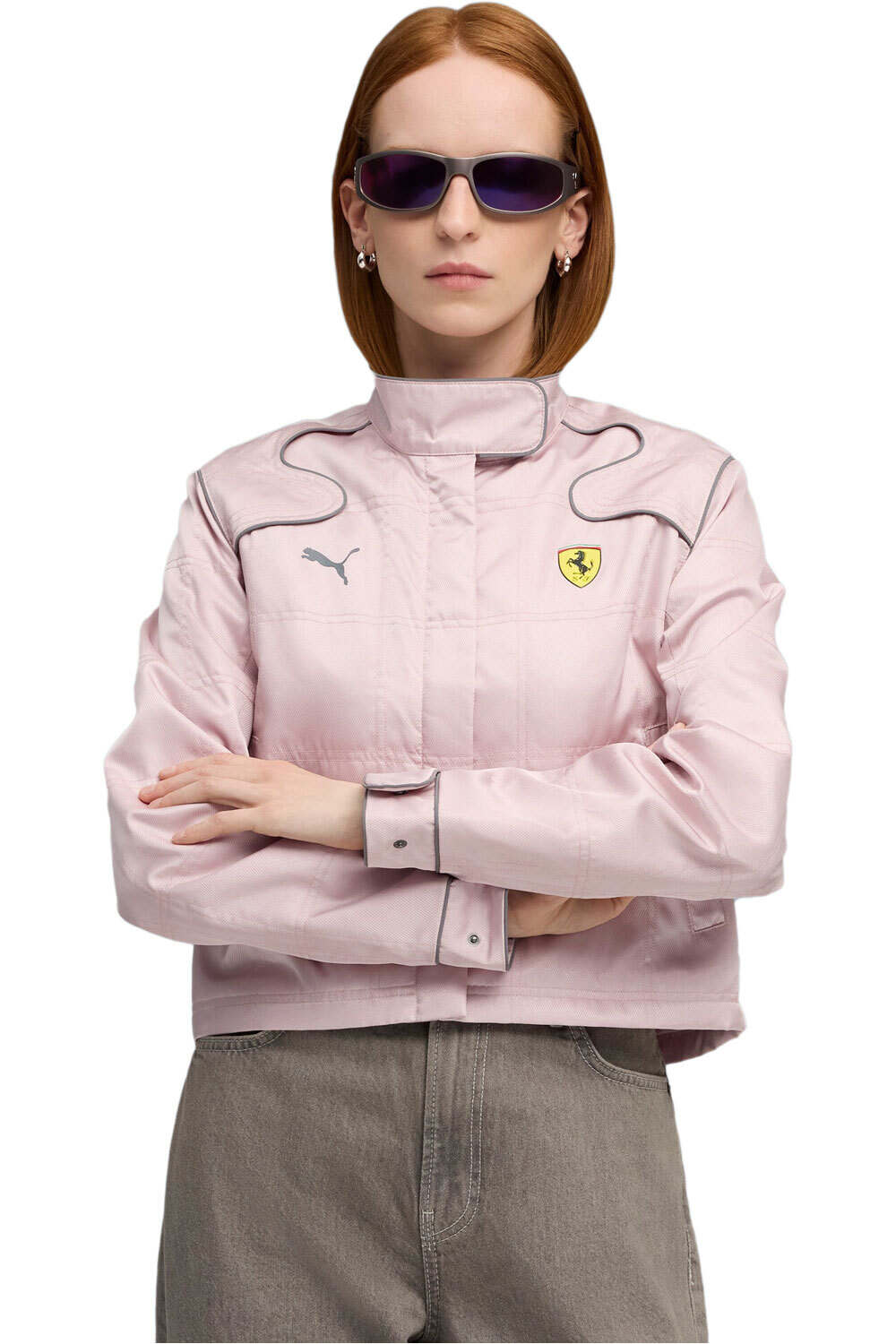 Puma chaquetas mujer Ferrari Premium WMN vista frontal