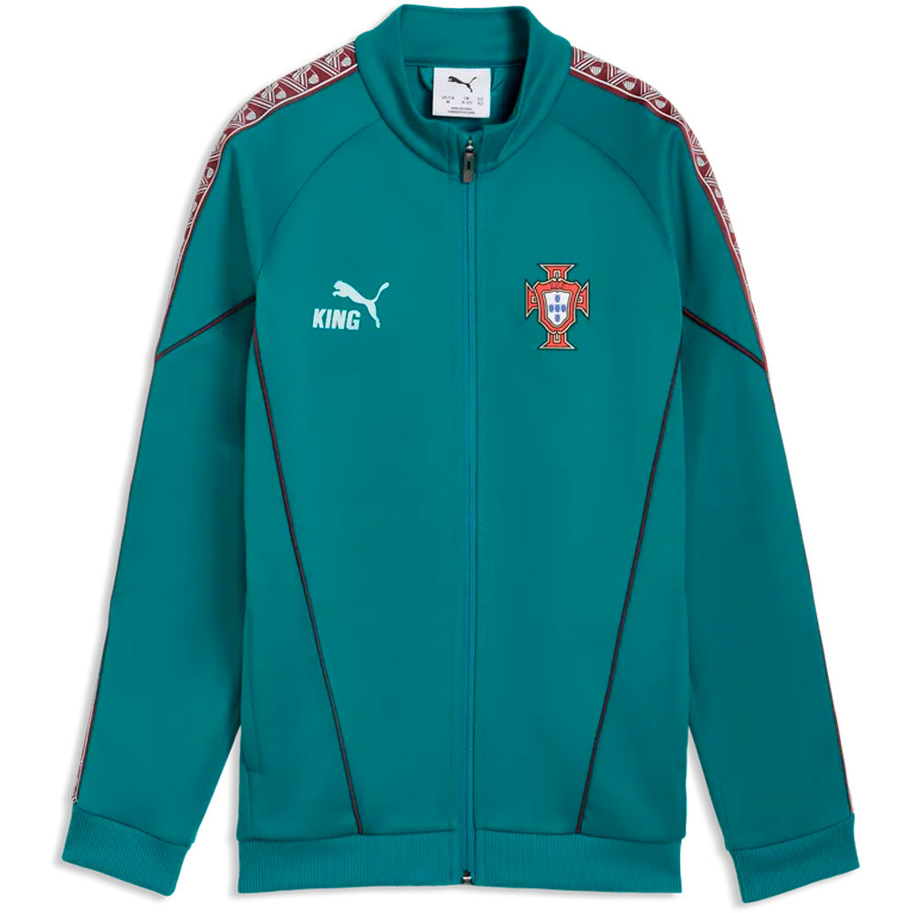 Puma chubasquero y chaquetones entrenamiento fútbol niño FPF KING Anthem Jack 03