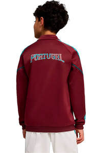 Puma chubasquero y chaquetones entrenamiento fútbol niño FPF KING Anthem Jack vista trasera