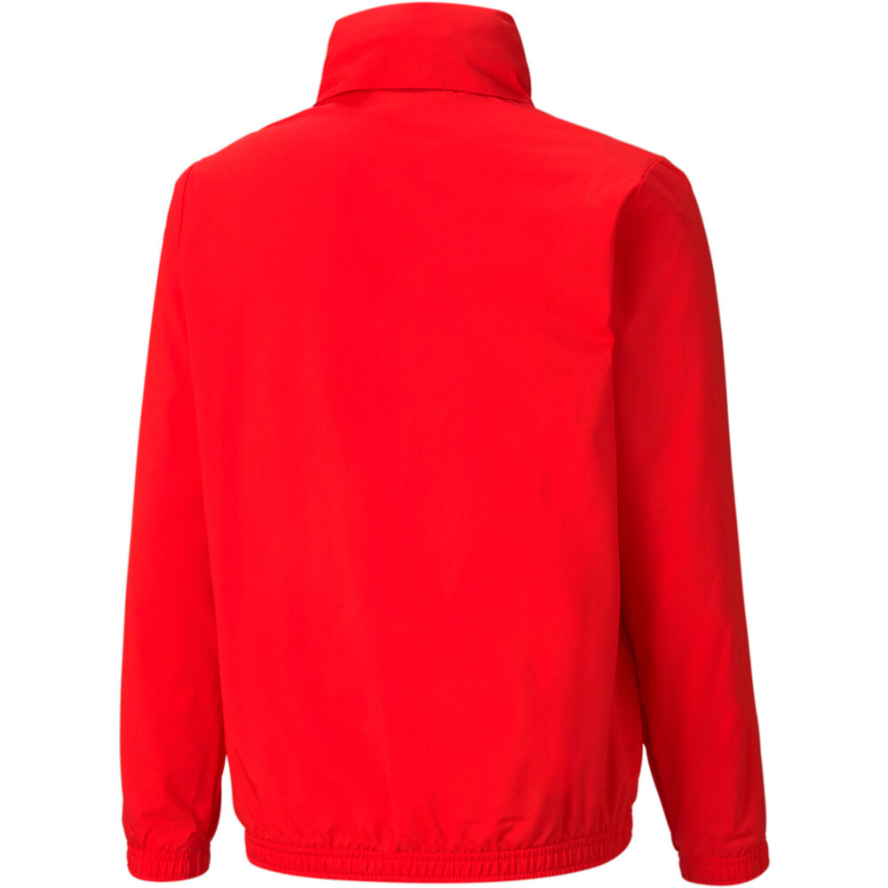 Puma chubasquero y chaquetones entrenamiento fútbol niño teamRISE All Weather Jkt Jr vista trasera