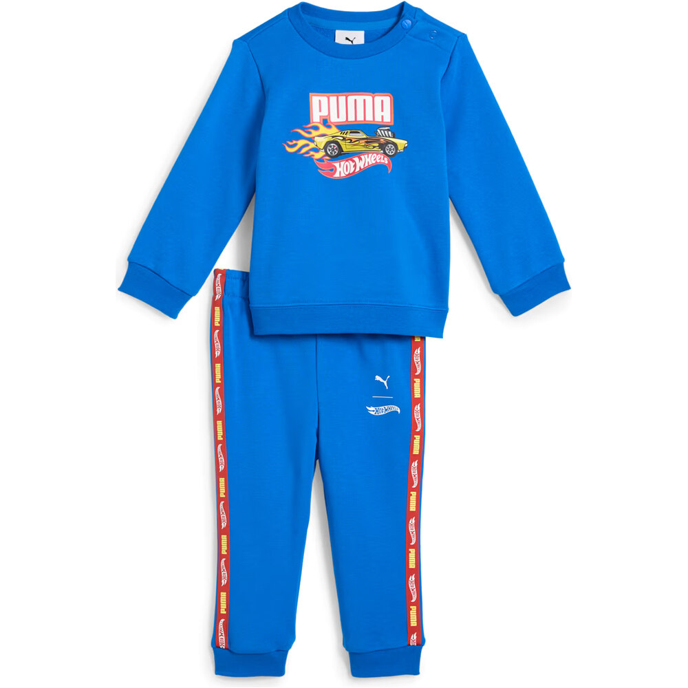 Puma conjunto bebé PUMA X HOT WHEELS MINICATS Crew Set INF vista frontal