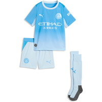 Puma equipación fútbol niño MCFC Home Minikit vista frontal