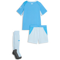 Puma equipación fútbol niño MCFC Home Minikit vista trasera