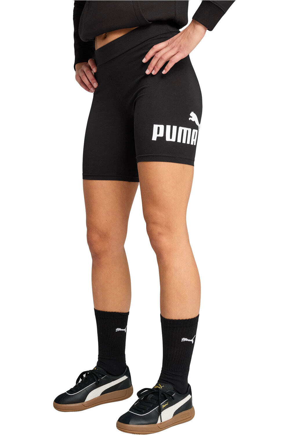 Puma Malla Corta Mujer ESS No. 1 Logo 7 Short Leggings vista frontal