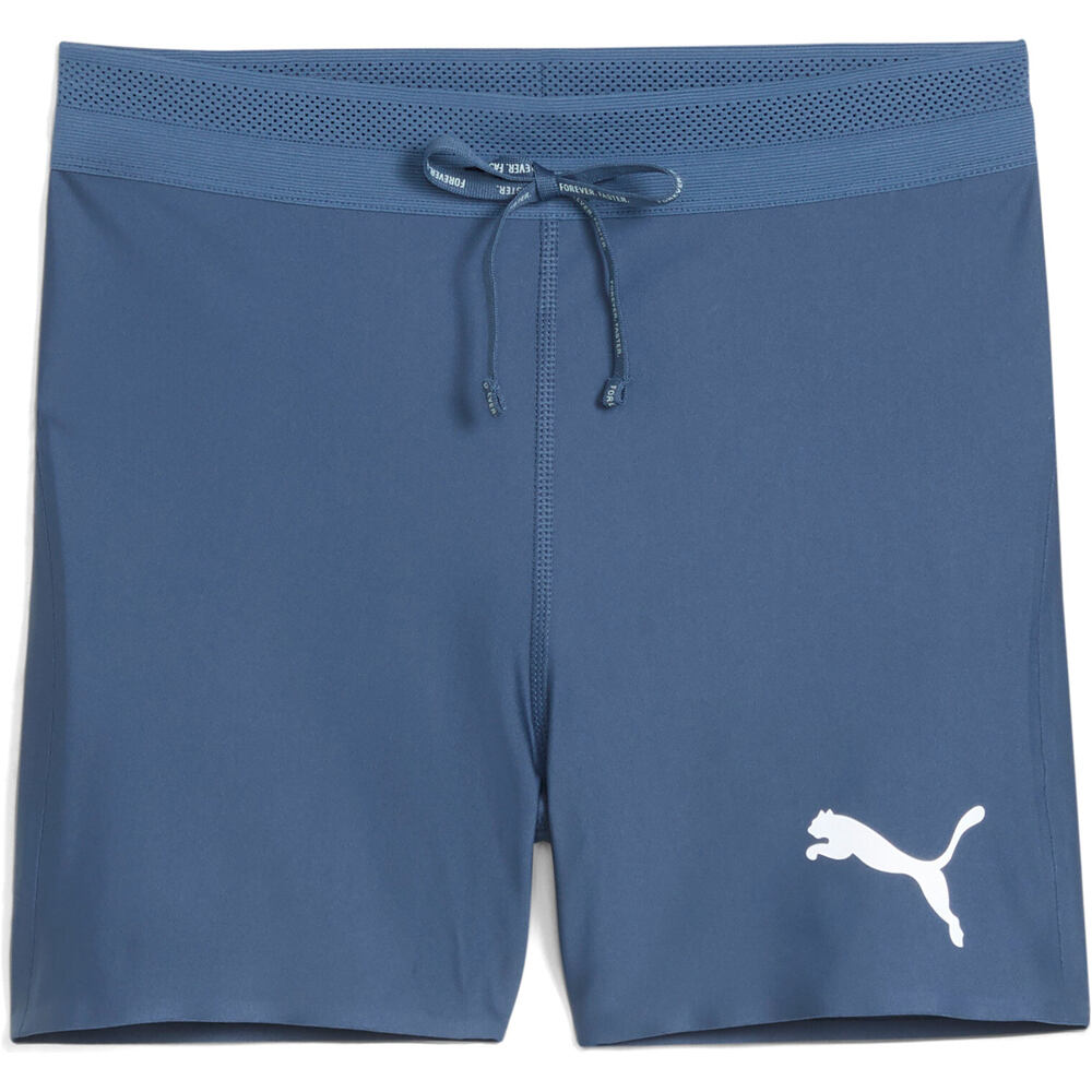 Puma malla corta running mujer W Raceday Ultraform vista detalle