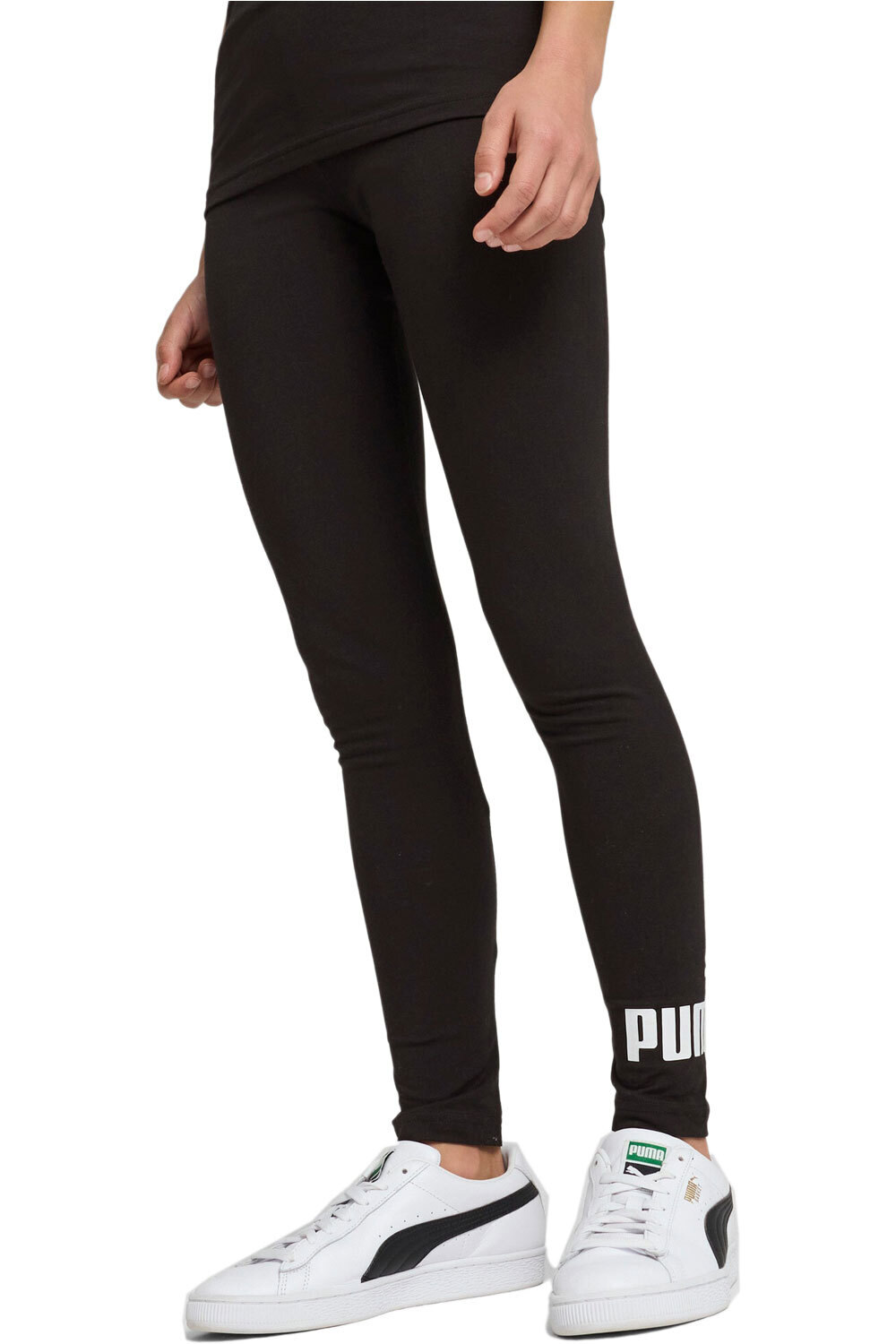 Puma malla larga niña ESS No. 1 Logo Leggi vista frontal