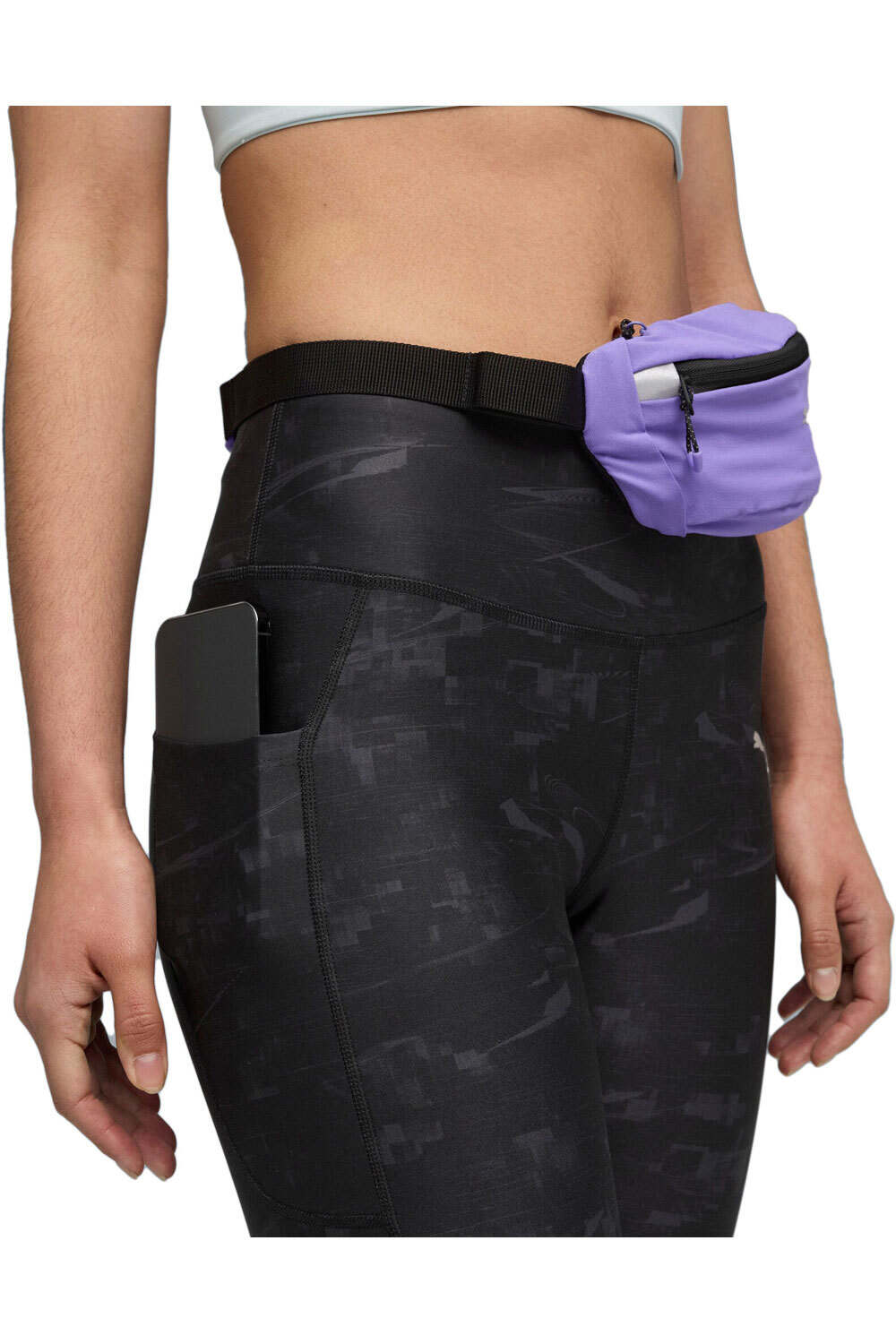 Puma malla larga running mujer W Run Velocity AOP T vista detalle