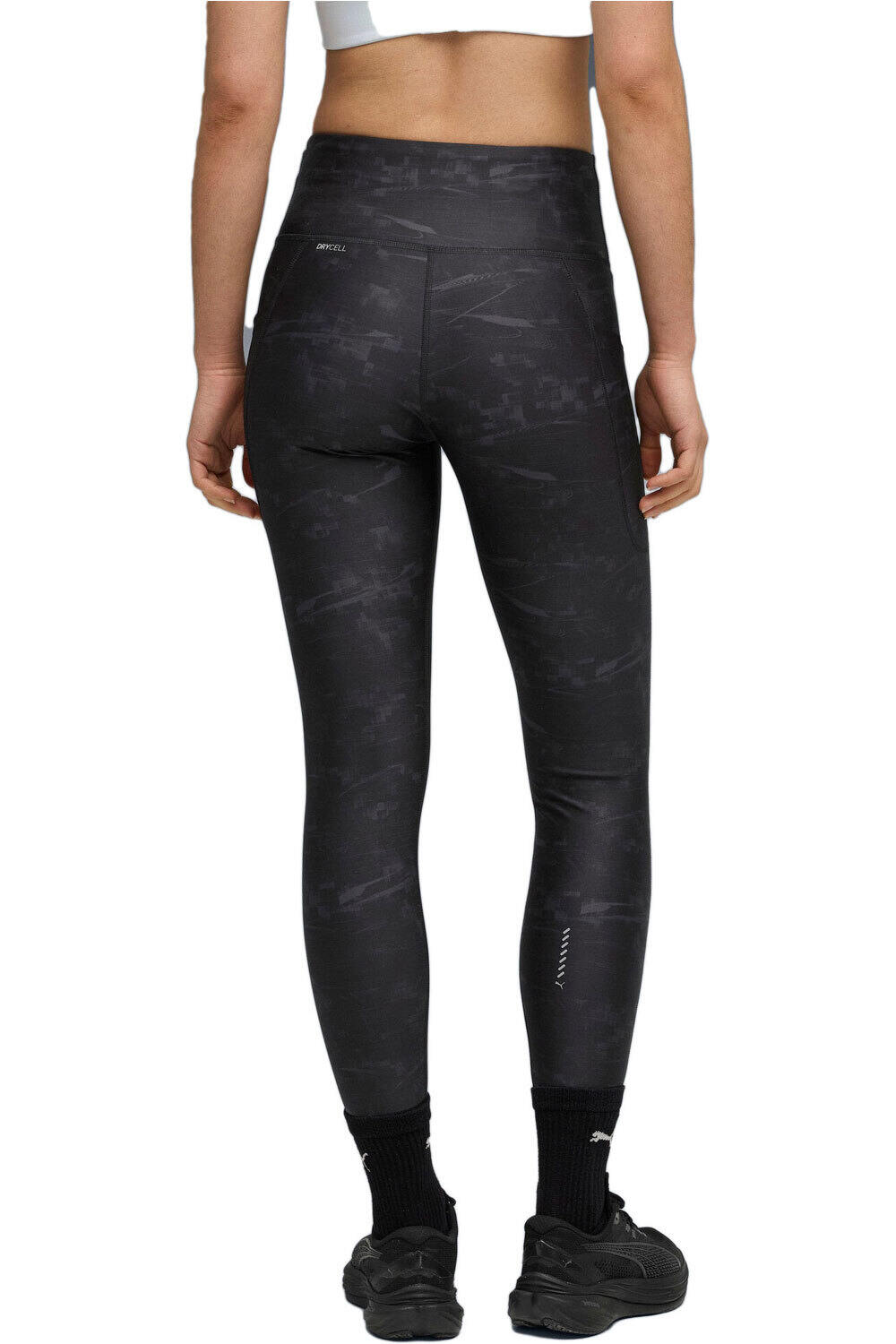 Puma malla larga running mujer W Run Velocity AOP T vista trasera