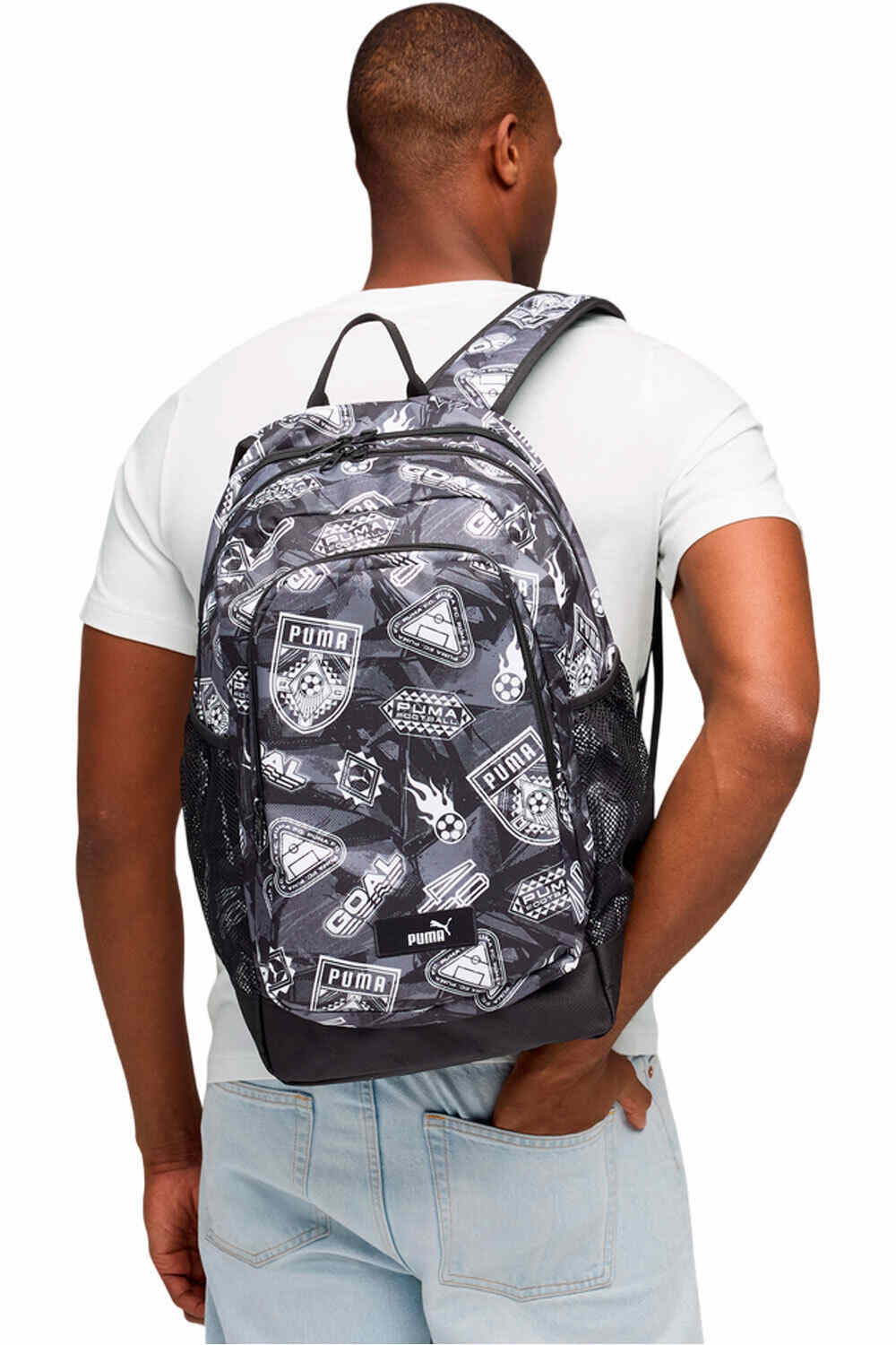 Puma mochila deporte PUMA ACADEMY AOP Bac vista frontal