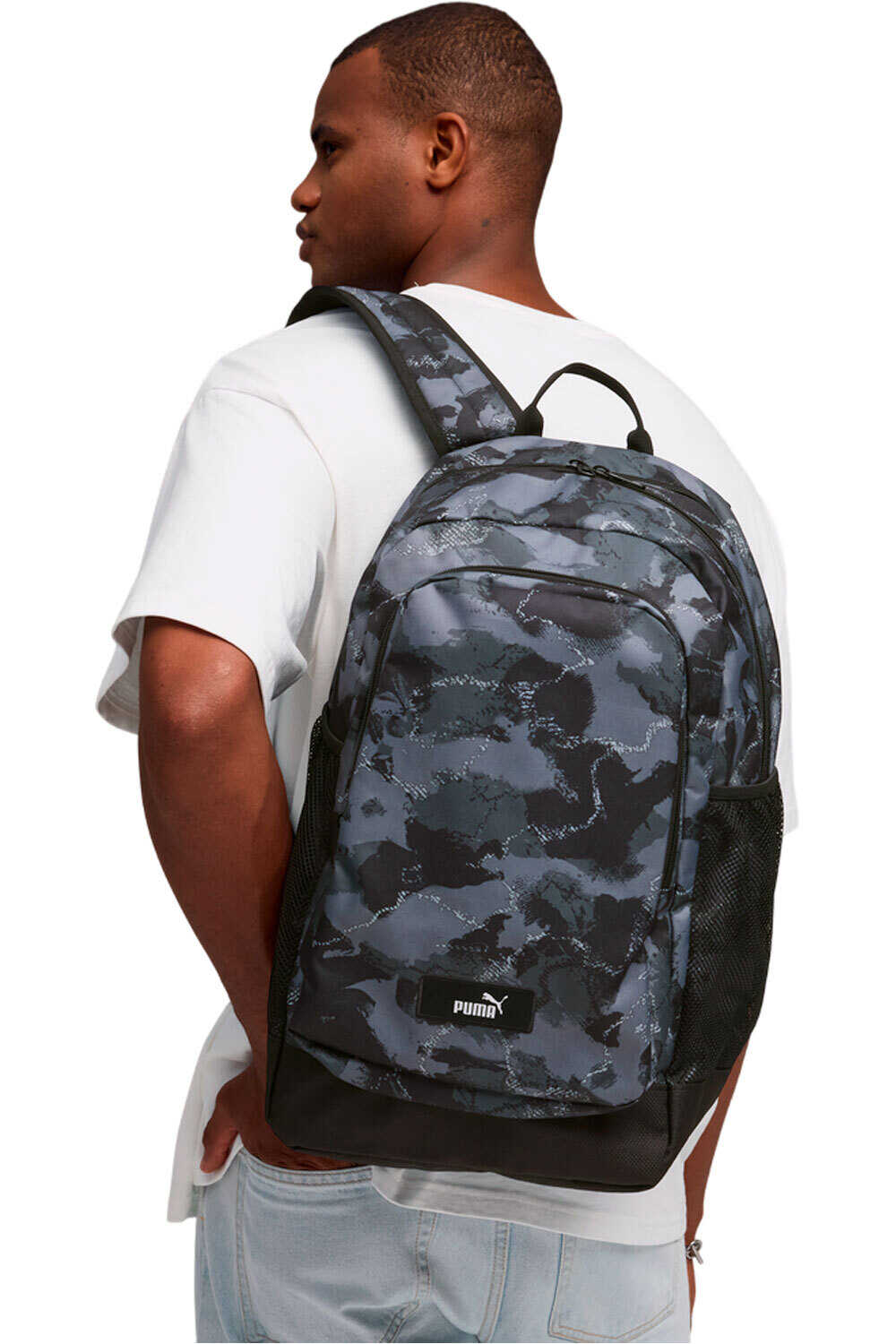 Puma mochila deporte PUMA ACADEMY AOP Bac vista frontal