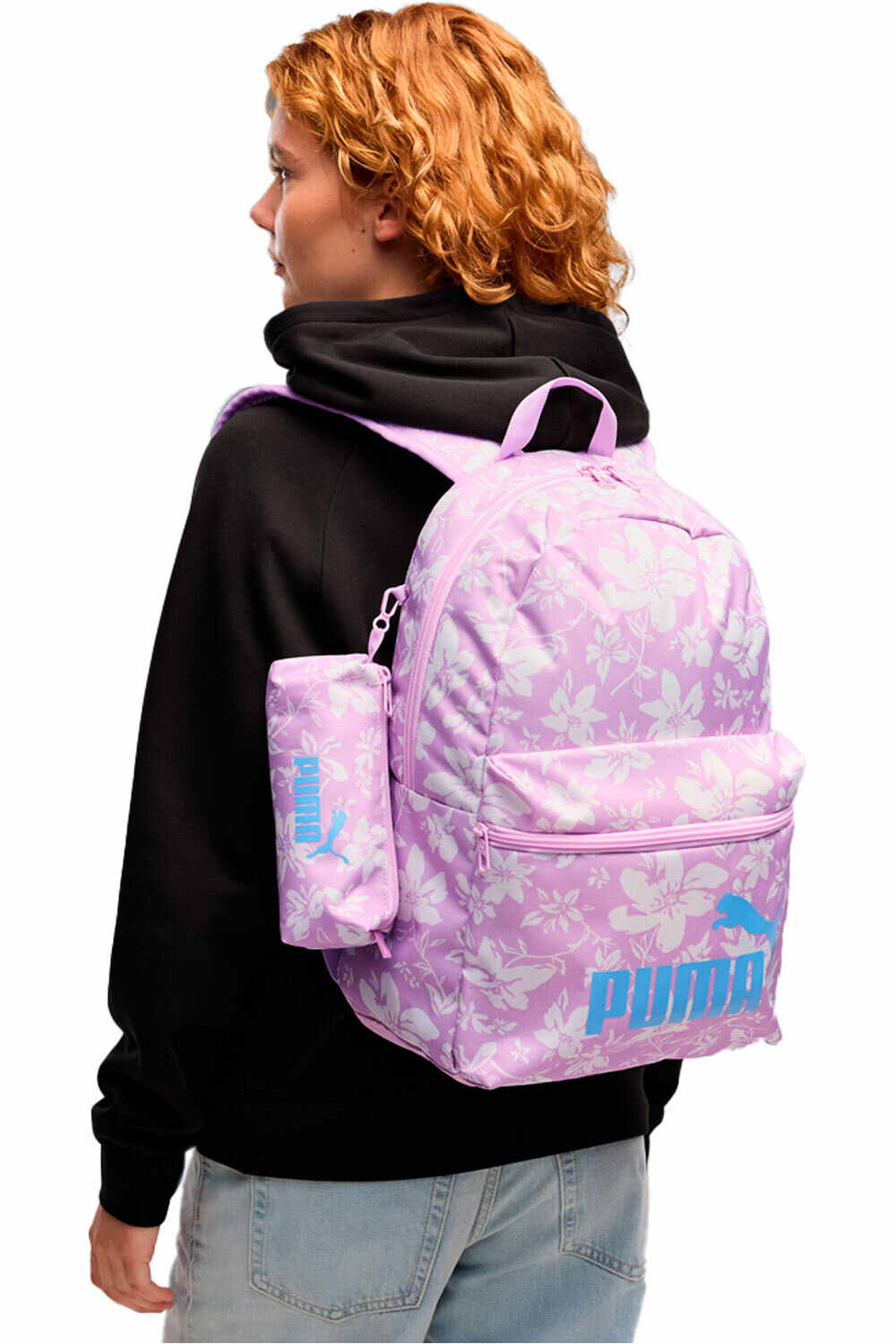 Puma mochila deporte PUMA PHASE AOP Backp vista frontal