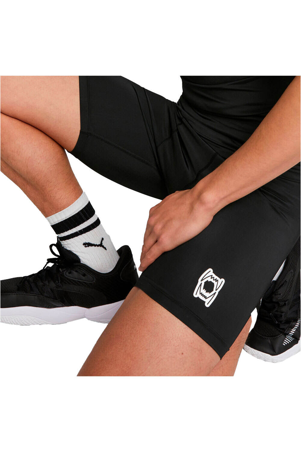 Puma pantalón baloncesto Hoops Team Short Bas vista detalle