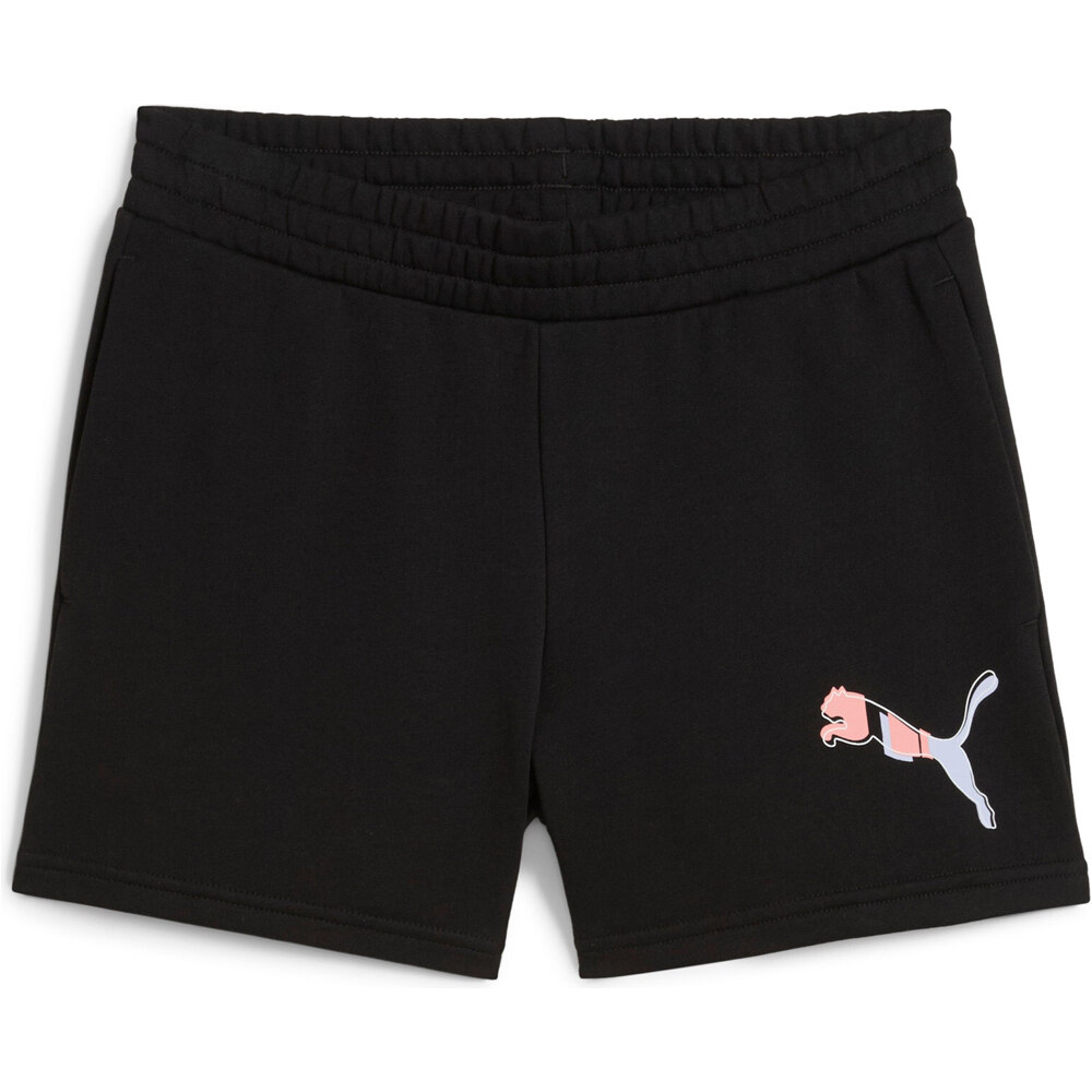 Puma pantalón corto deporte mujer ESS LOGO LAB Shorts 5  TR vista detalle