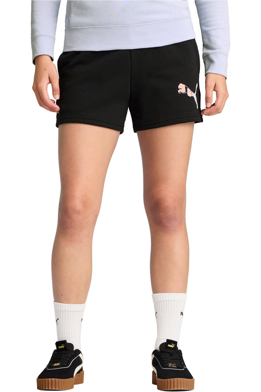 Puma pantalón corto deporte mujer ESS LOGO LAB Shorts 5  TR vista frontal