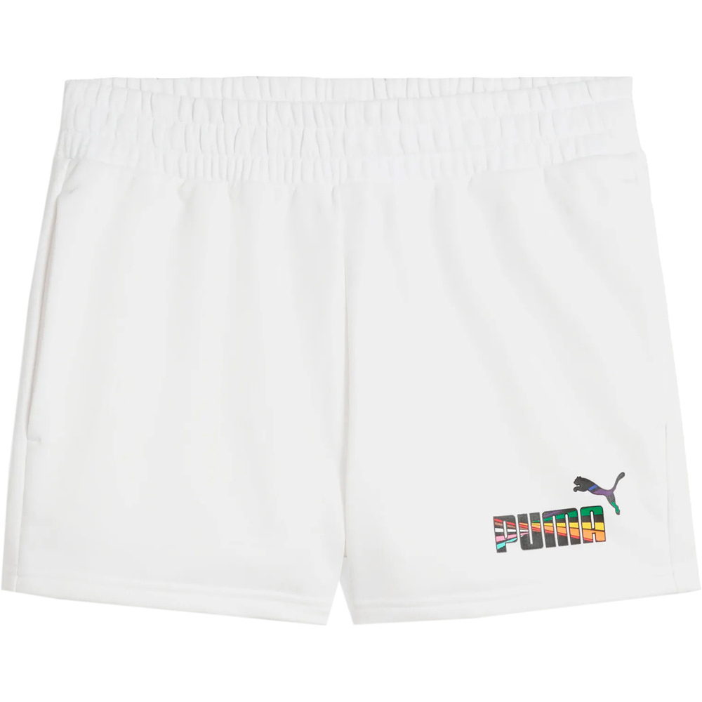 Puma pantalón corto deporte mujer LOVE UNITED Mid-Rise Shorts 4 vista detalle