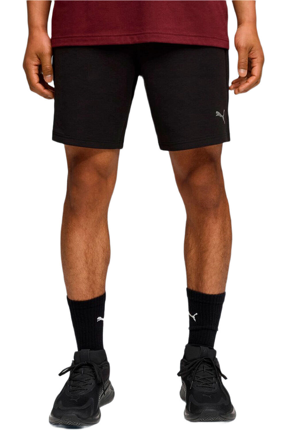 Puma pantalón corto fitness hombre M CLOUDSPUN 7 SHORT vista frontal