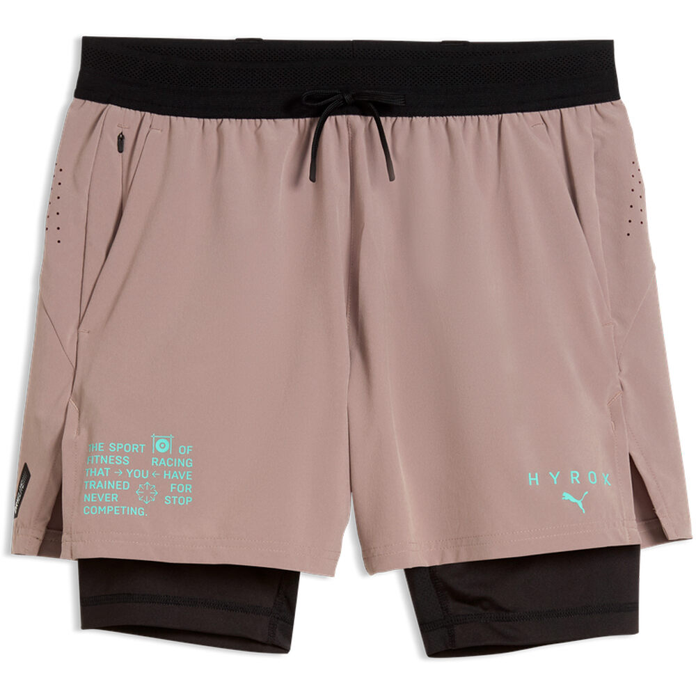 Puma pantalón corto fitness hombre M PUMA x HYROX 2in1 03