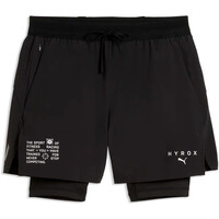 Puma pantalón corto fitness hombre M PUMA x HYROX 2in1 vista frontal