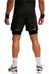 Puma pantalón corto fitness hombre M PUMA x HYROX 2in1 vista trasera