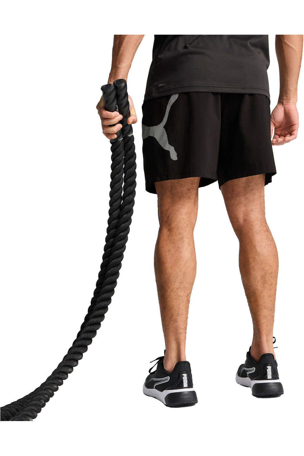 Puma pantalón corto fitness hombre M TAD ESSENTIAL BIG vista trasera