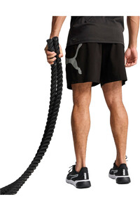 Puma pantalón corto fitness hombre M TAD ESSENTIAL BIG vista trasera