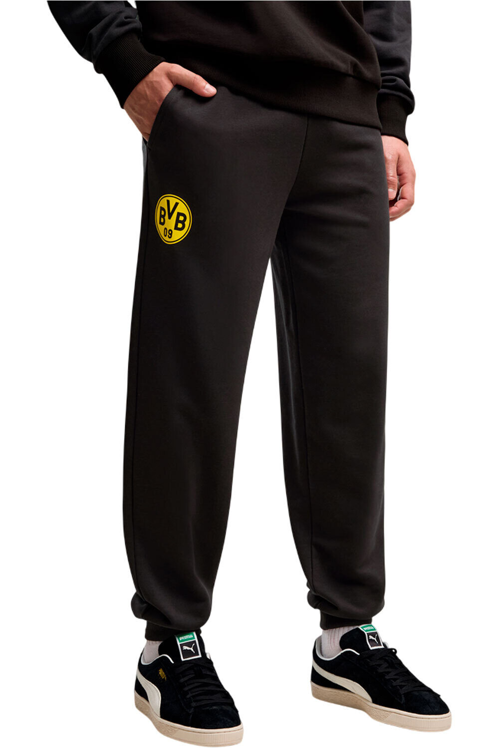 Puma pantalón hombre BVB FtblCulture Swea vista frontal