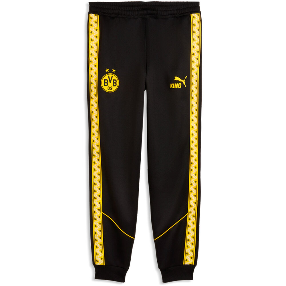 Puma pantalón hombre BVB KING Anthem Pant vista frontal