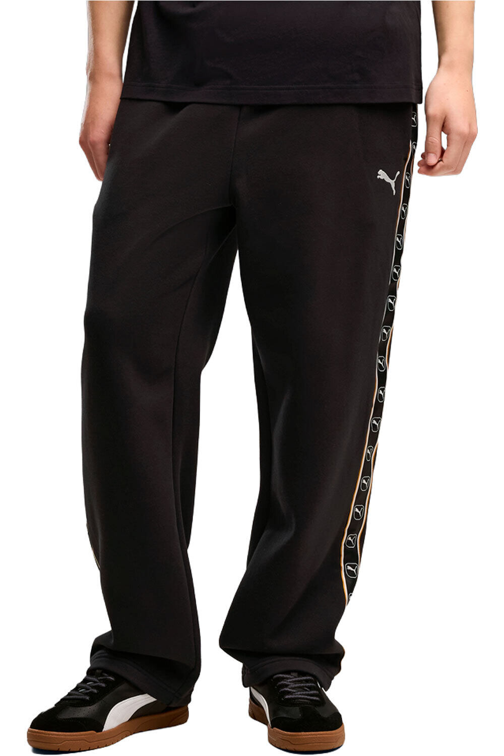 Puma pantalón hombre ESS ELEVATED TAPE Re vista frontal