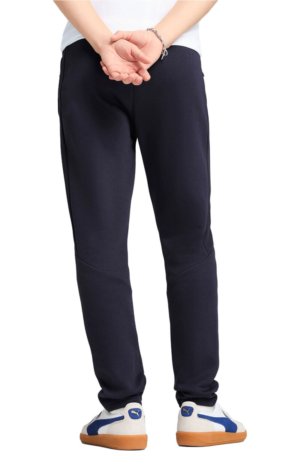 Puma pantalón hombre EVOSTRIPE Pants DK o vista trasera