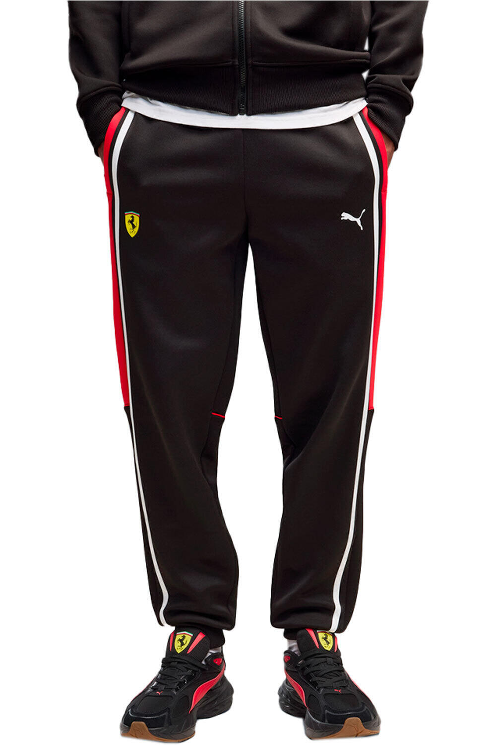 Puma pantalón hombre Ferrari MT7 Track Pa vista frontal