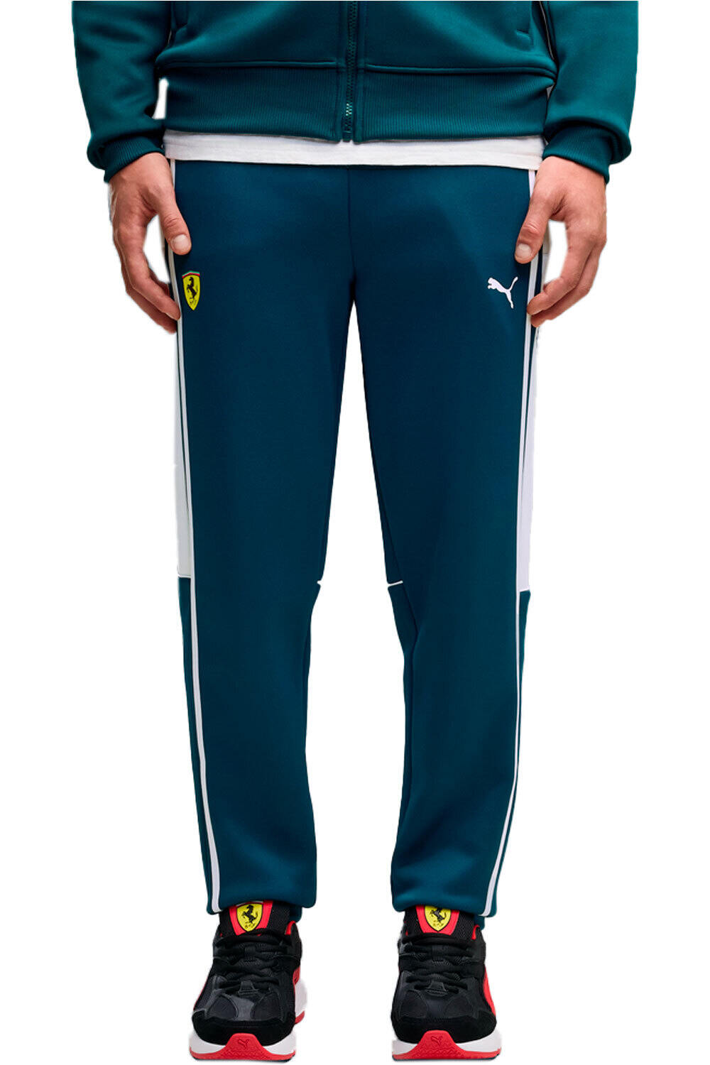Puma pantalón hombre Ferrari MT7 Track Pa vista frontal