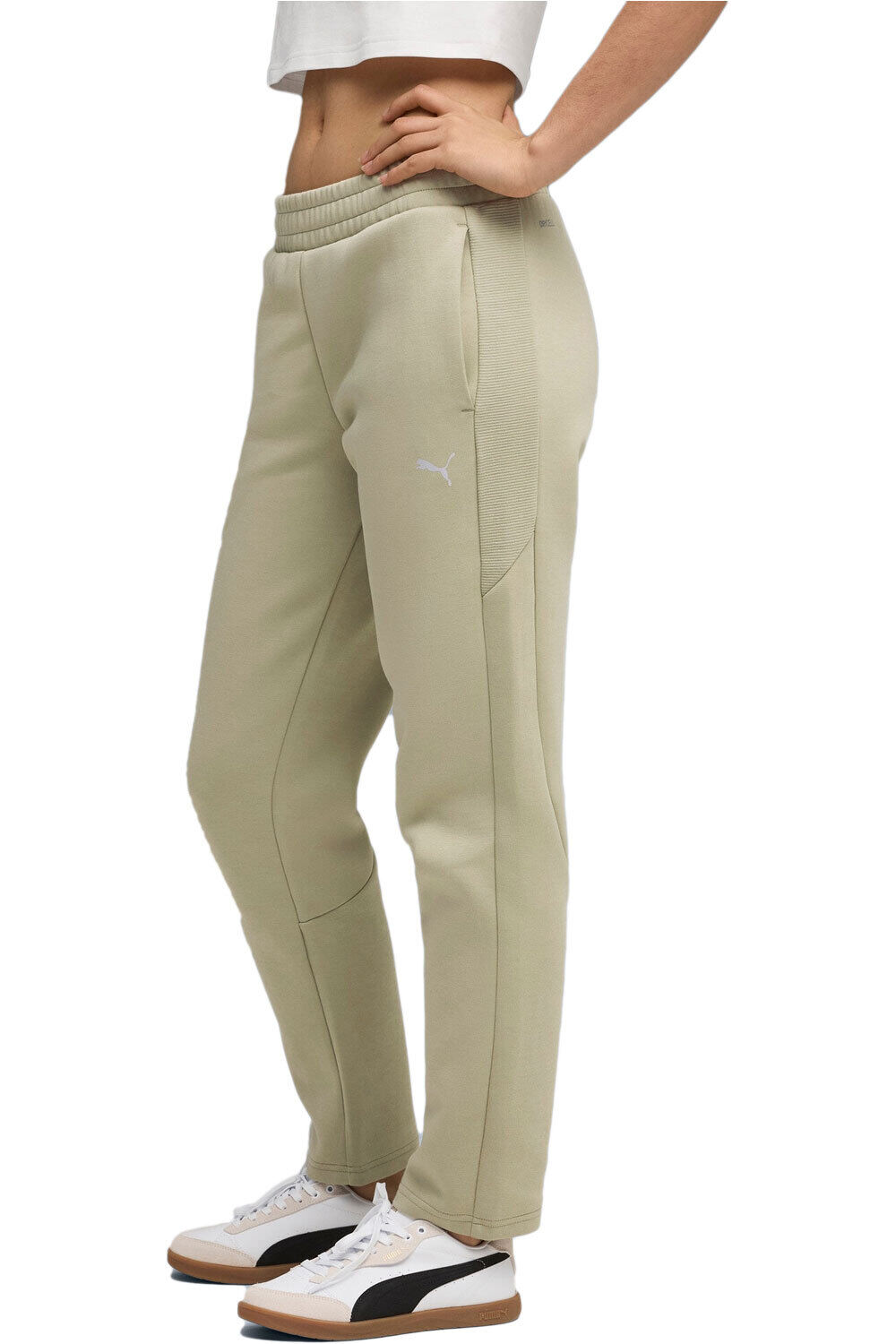 Puma pantalón mujer EVOSTRIPE Sweatpants vista frontal