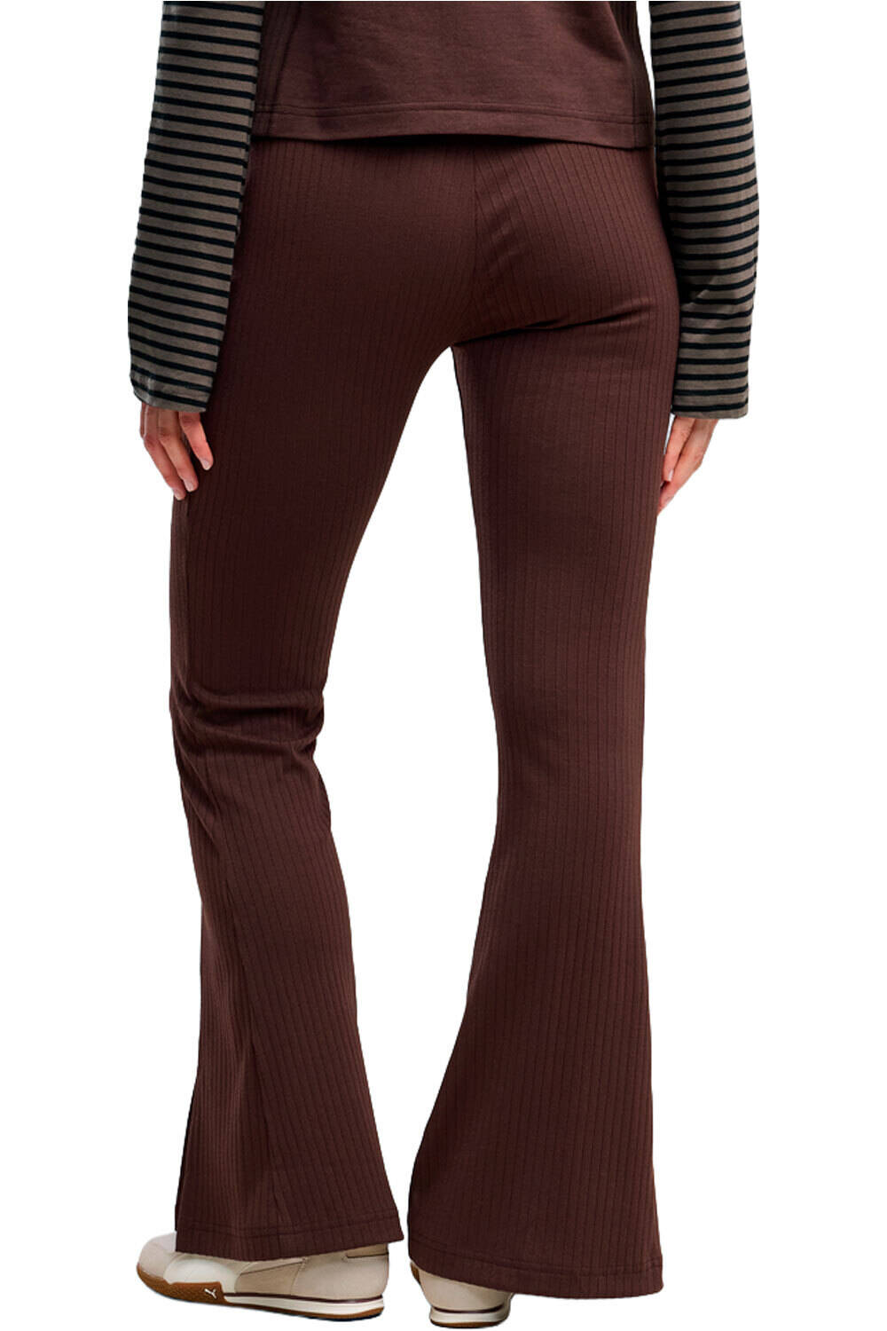 Puma pantalón mujer HER Rib Flared Leggi vista trasera