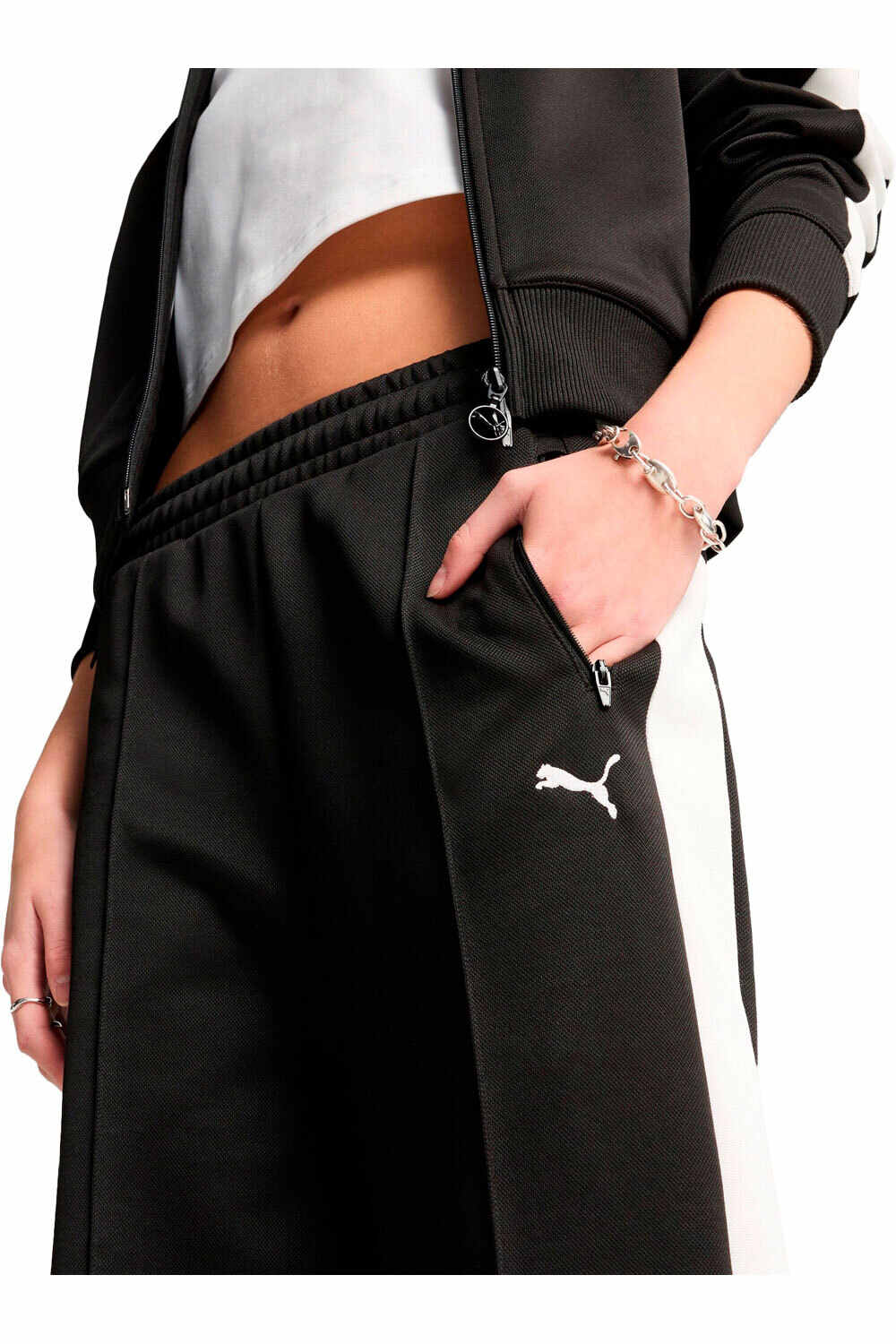 Puma pantalón mujer T7 ALWAYS ON Straigh vista detalle