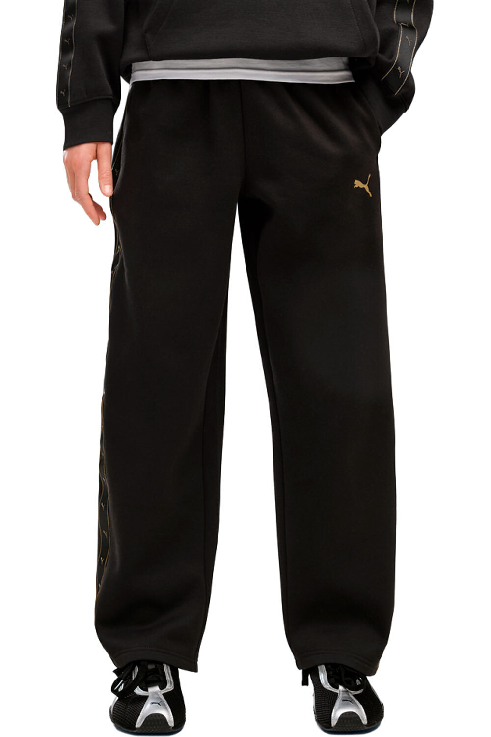 Puma pantalón niña ESS TAPE Relaxed Swe vista frontal