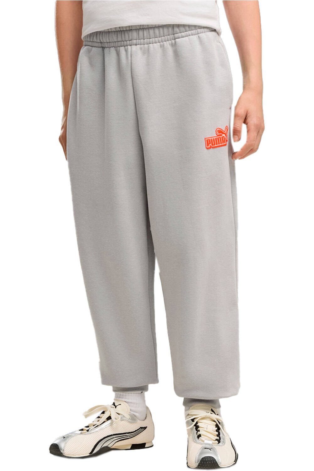Puma pantalón niño ESS LOGO LAB Relaxed vista frontal