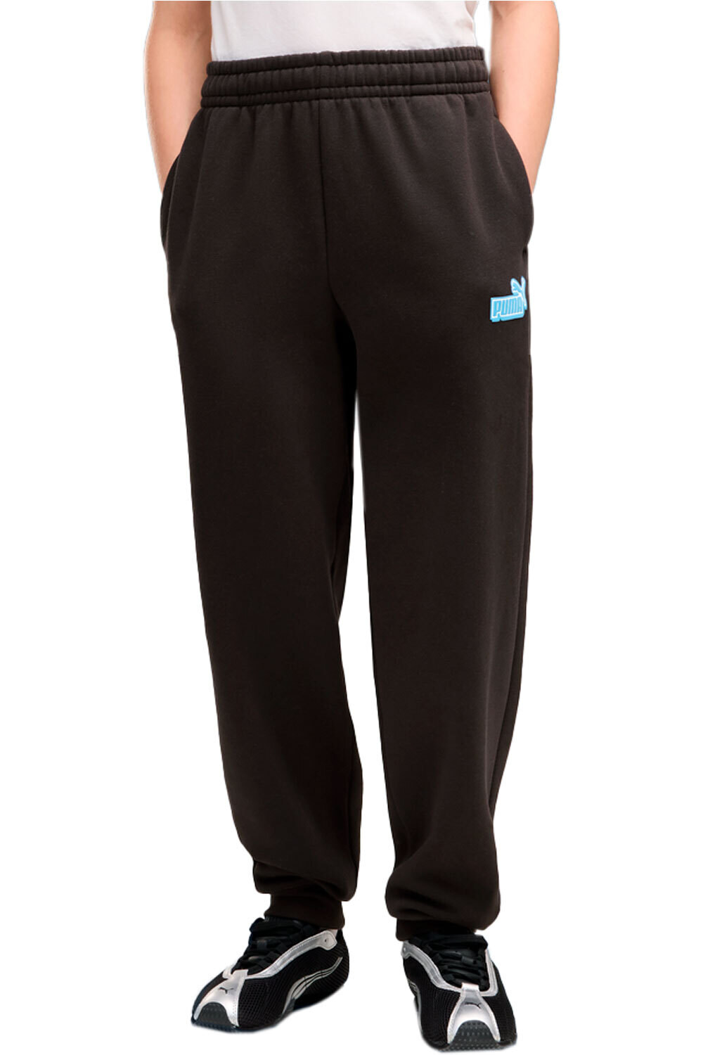Puma pantalón niño ESS LOGO LAB Relaxed vista trasera