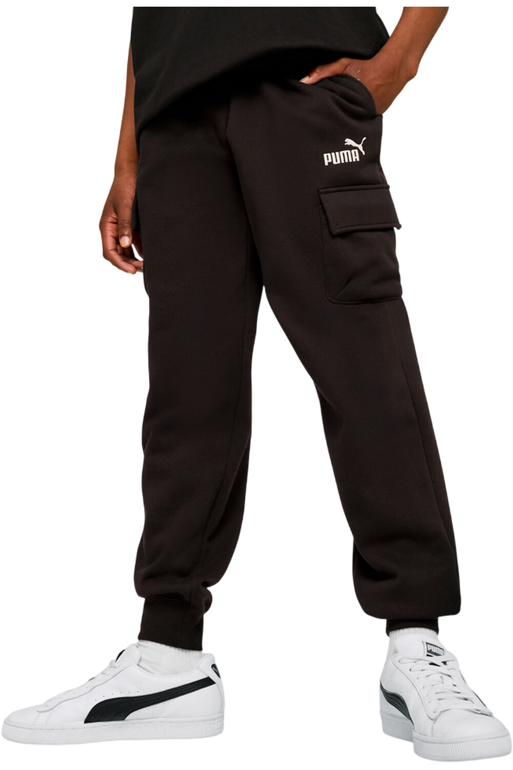 Puma pantalón niño ESS No. 1 Logo Cargo vista frontal