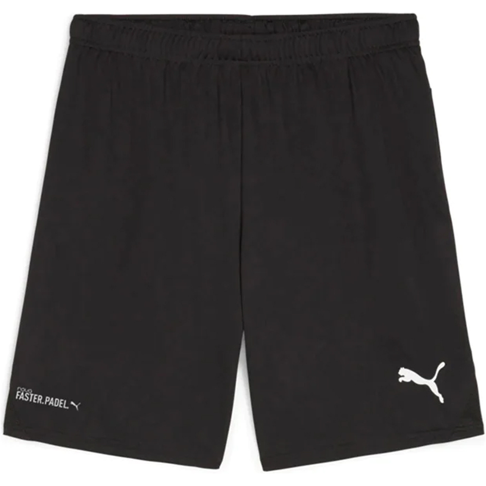 Puma pantalón tenis hombre Individual Padel Shorts vista frontal