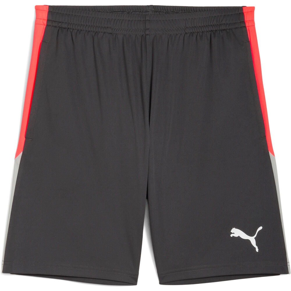 Puma pantalones cortos futbol INDIVIDUALLIGA TRAINING SHORT GRNA vista frontal