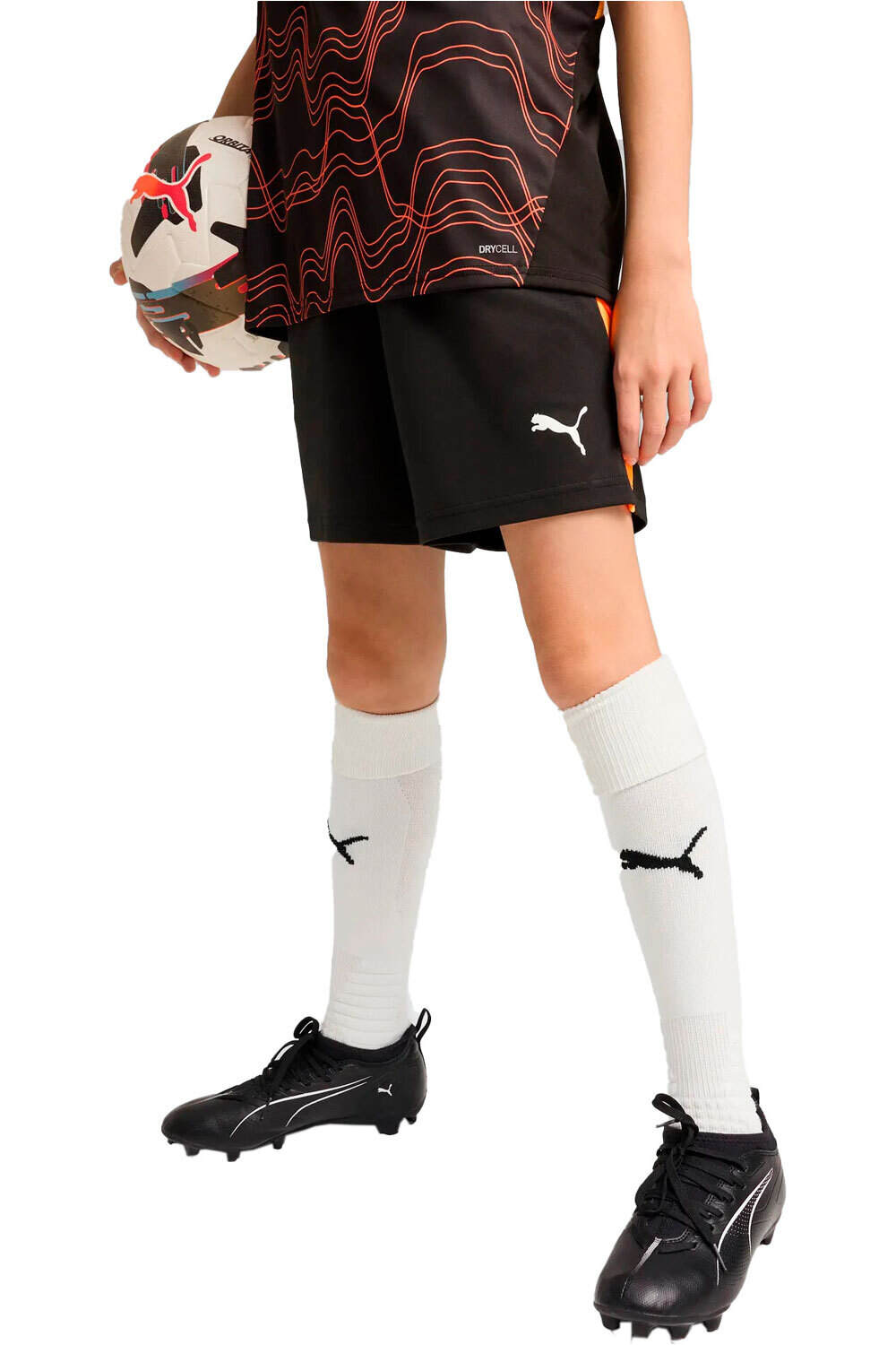 Puma pantalones cortos futbol niño IndividualLIGA Training Shorts 2 Jr vista frontal